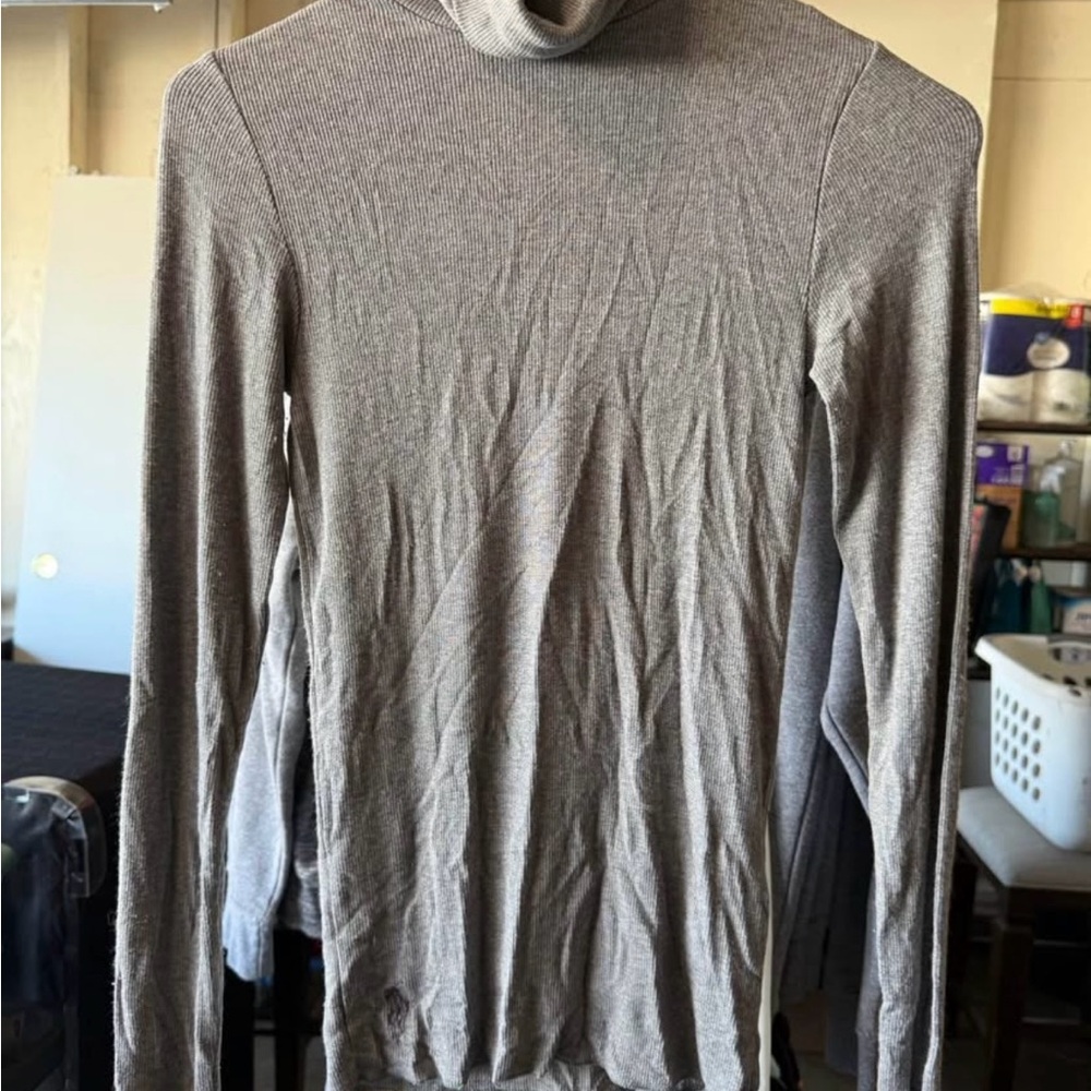 Gray Turtleneck